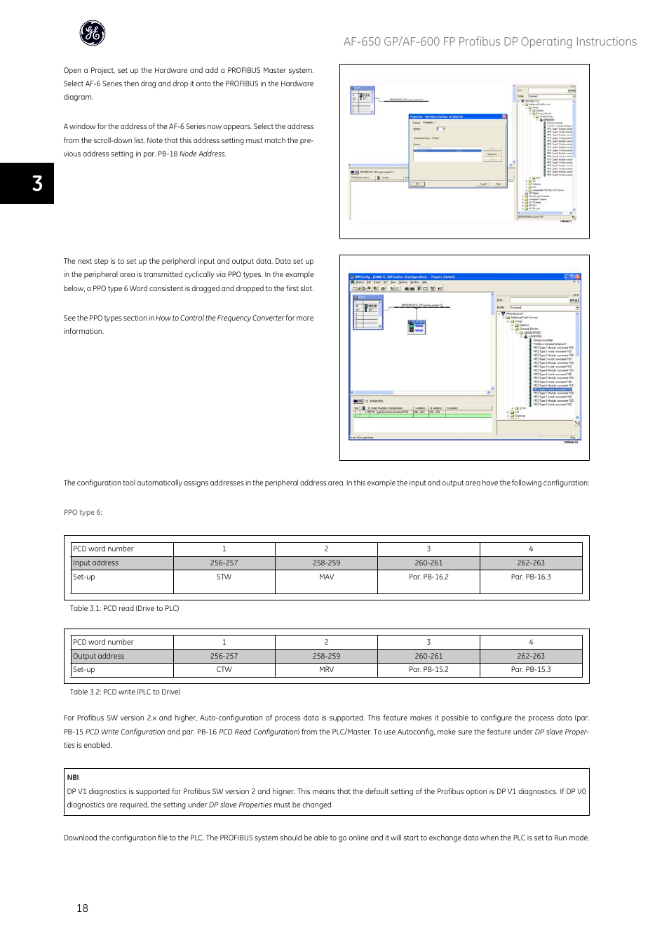 GE Industrial Solutions AF-600 FP Profibus DP User Manual | Page 19 / 91
