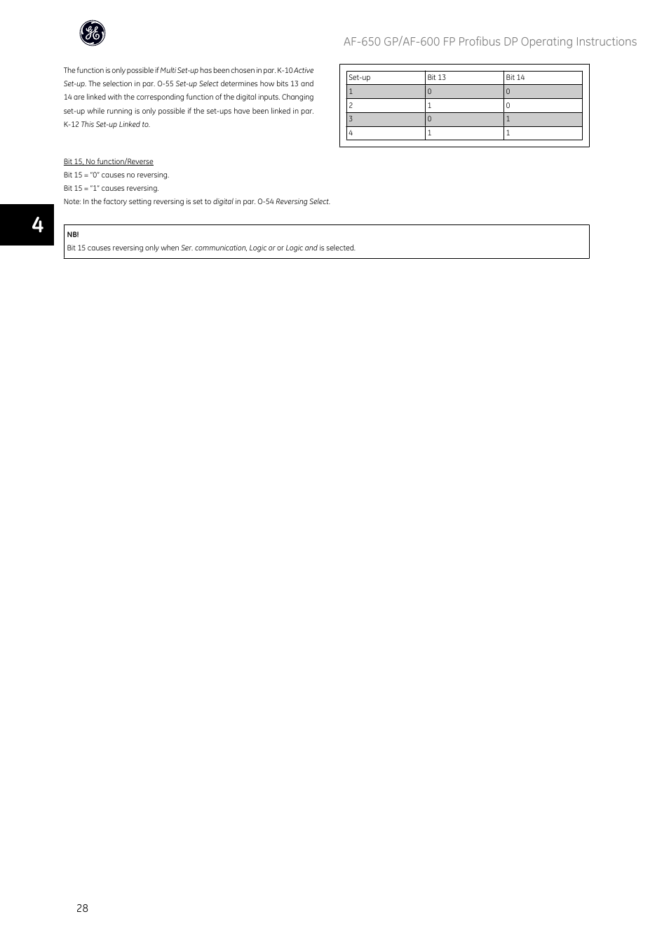 GE Industrial Solutions AF-600 FP Profibus DP User Manual | Page 29 / 91