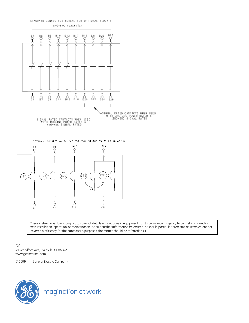 GE Industrial Solutions EntelliGuard G Drawout Secondary Disconnect User Manual | Page 4 / 4