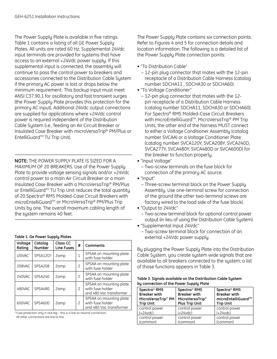 GE Industrial Solutions SPSA600 User Manual | Page 4 / 12