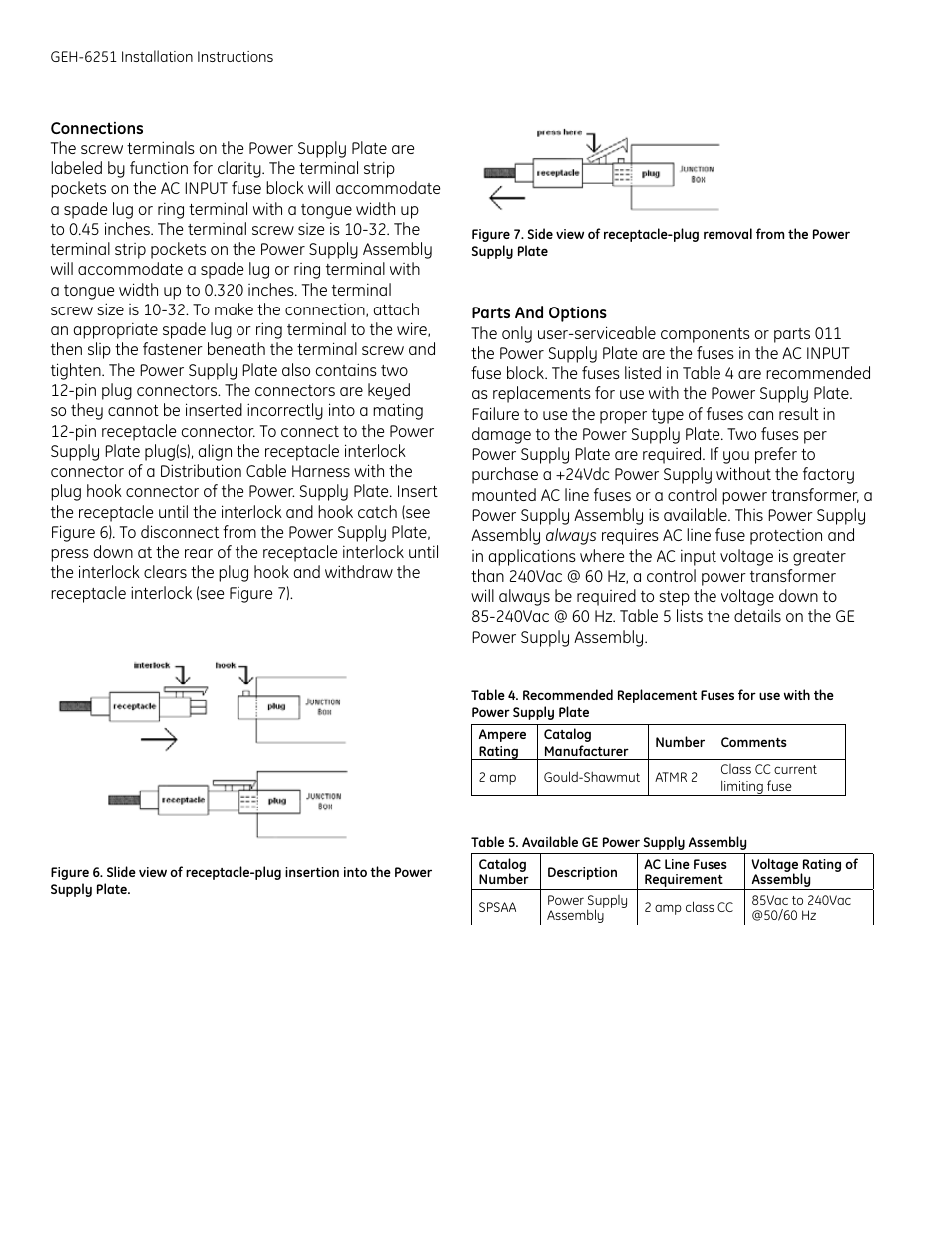 GE Industrial Solutions SPSA600 User Manual | Page 8 / 12