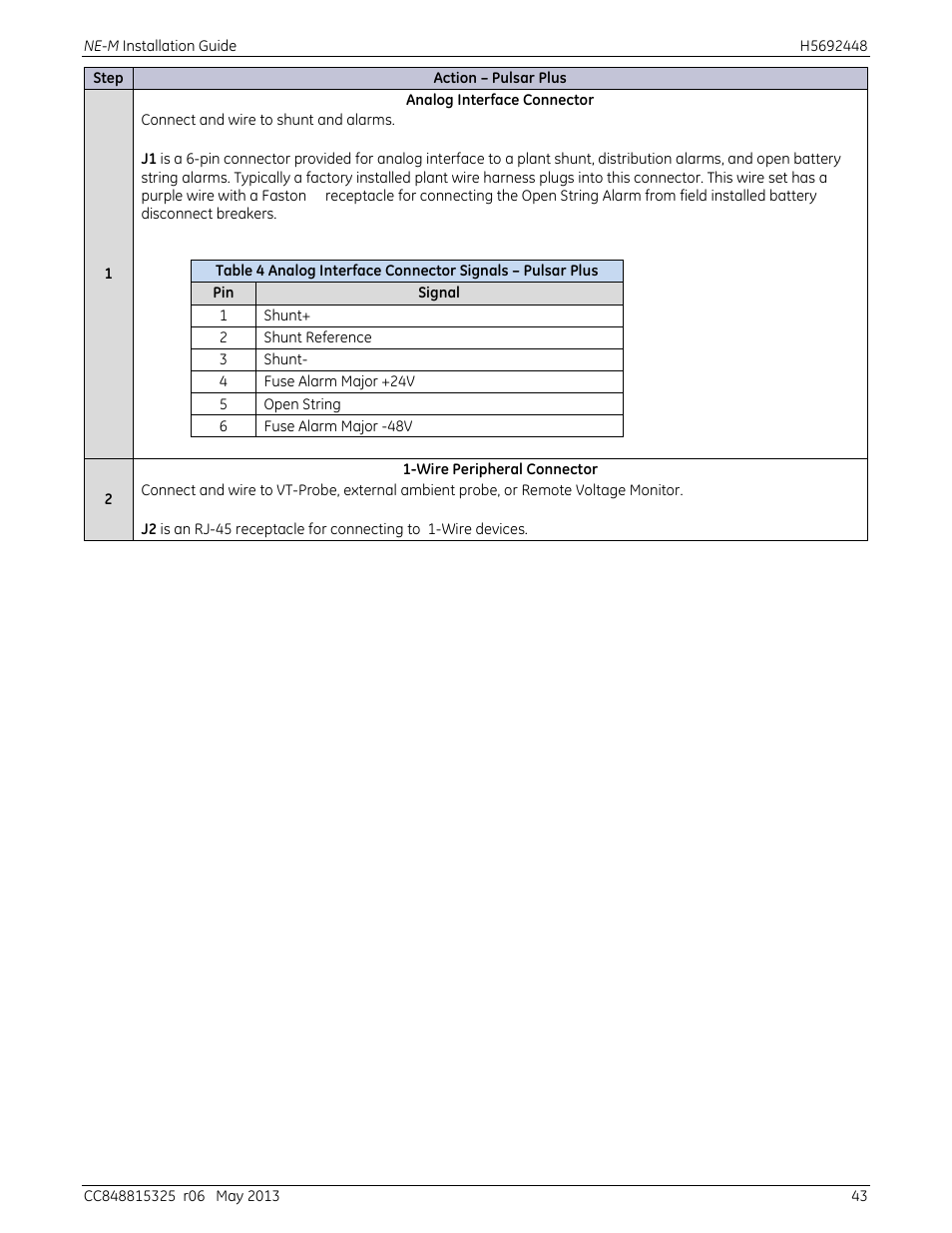 GE Industrial Solutions H5692448 Power Systems Infinity M1 (NE-M) User Manual | Page 43 / 76