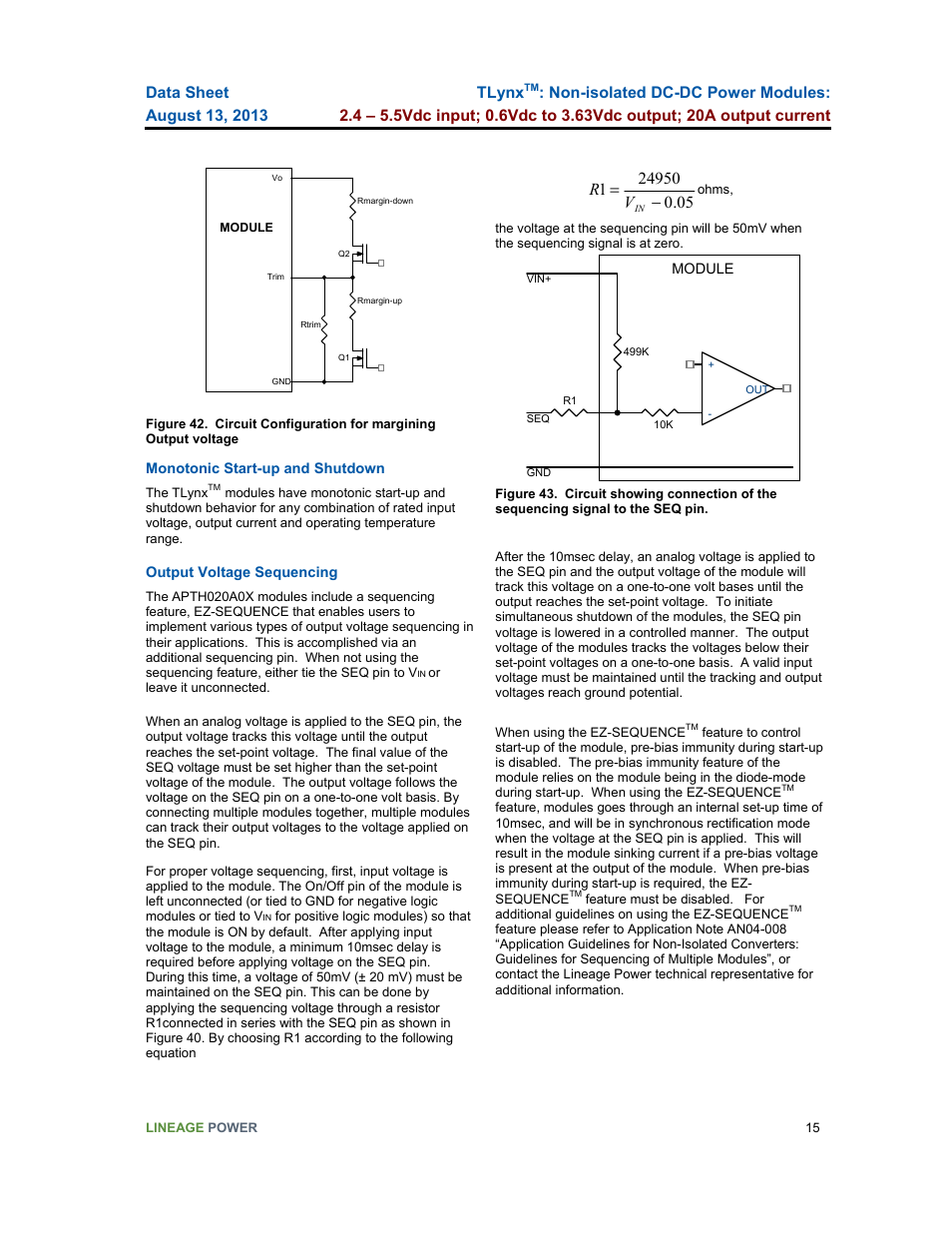 Tlynx | GE Industrial Solutions TLynx User Manual | Page 15 / 23