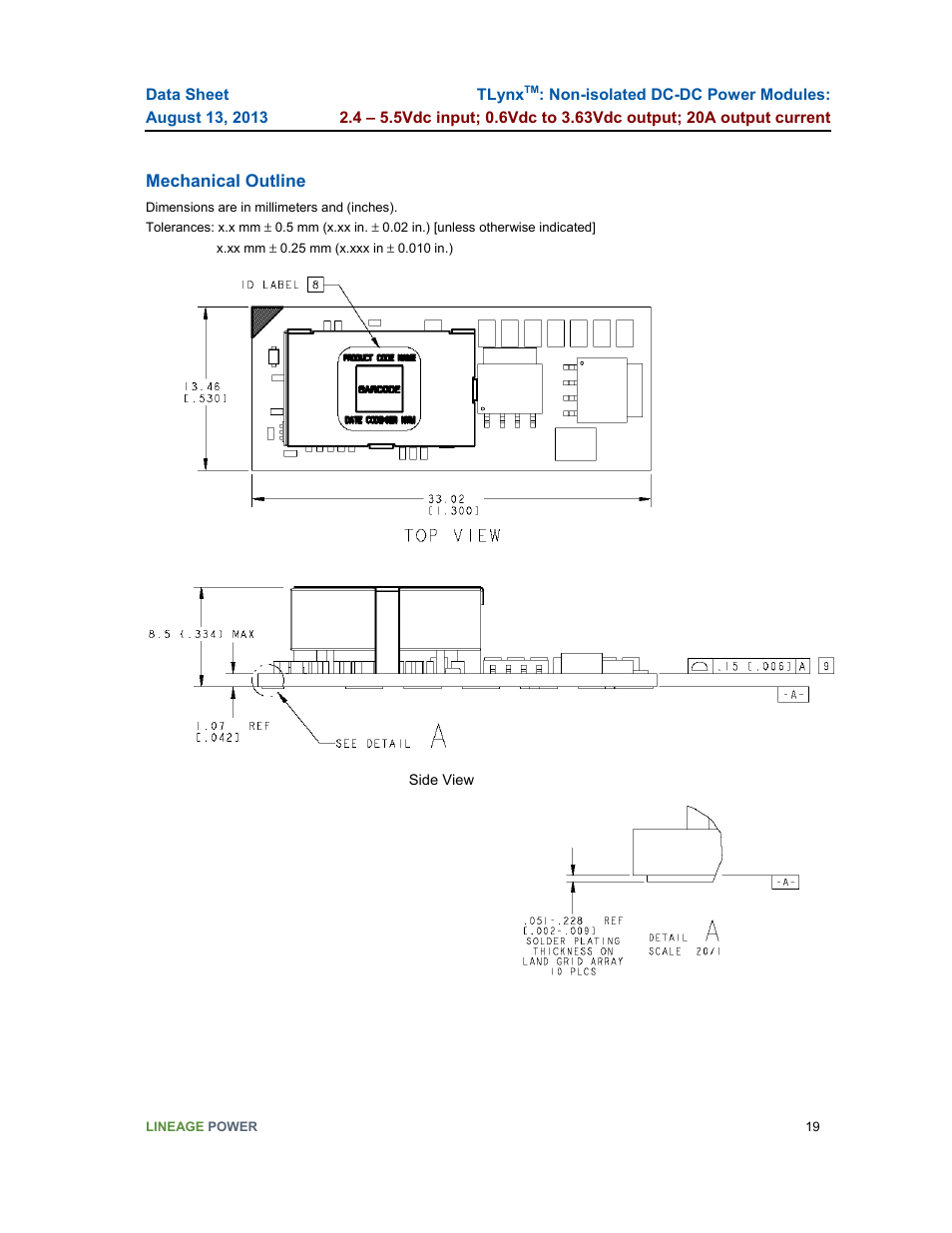 GE Industrial Solutions TLynx User Manual | Page 19 / 23