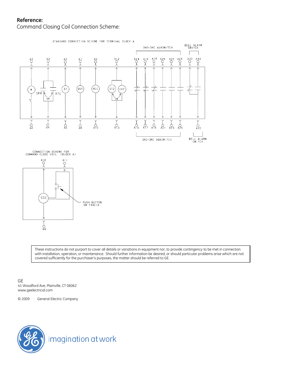 GE Industrial Solutions EntelliGuard G Electrical close switch User Manual | Page 4 / 4