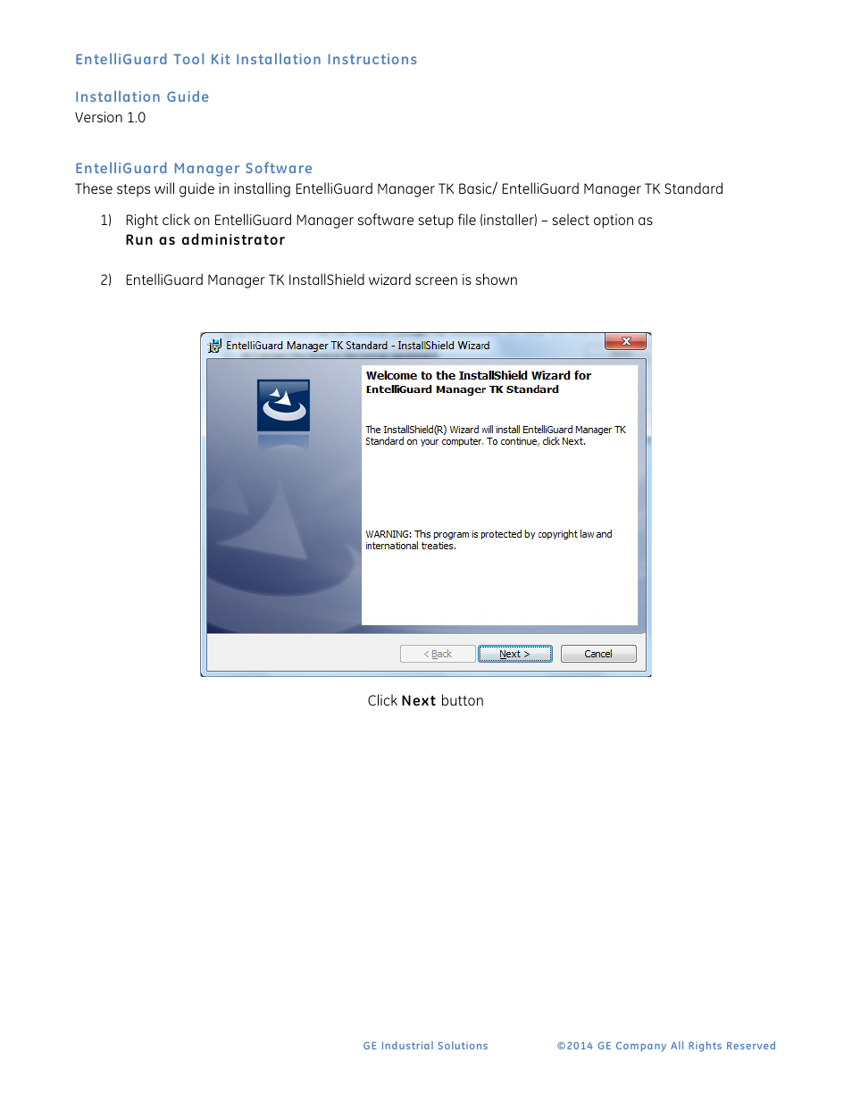 GE Industrial Solutions EntelliGuard Manager Tool Kit User Manual | Page 2 / 10