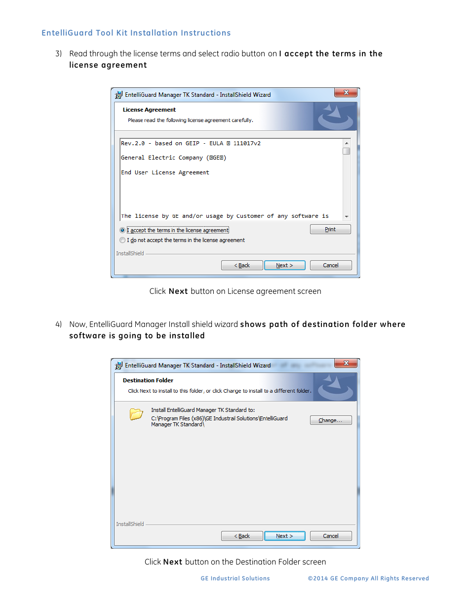 GE Industrial Solutions EntelliGuard Manager Tool Kit User Manual | Page 3 / 10