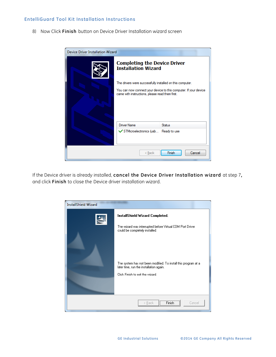 GE Industrial Solutions EntelliGuard Manager Tool Kit User Manual | Page 6 / 10