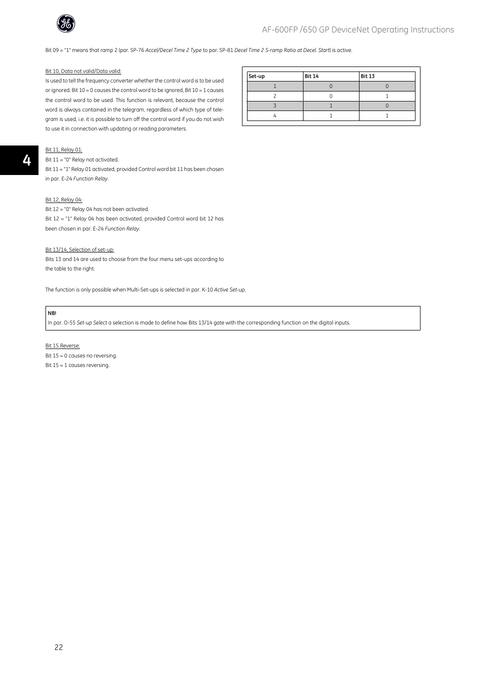 GE Industrial Solutions AF-650 GP DeviceNet User Manual | Page 23 / 59