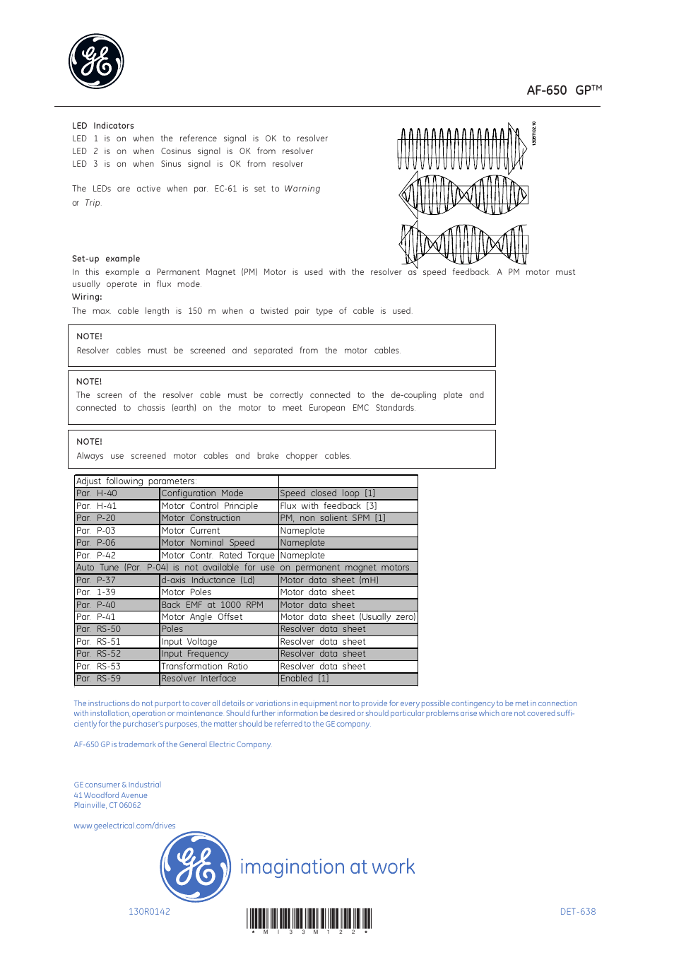 Af-650 gp | GE Industrial Solutions AF-650 GP Resolver Module User Manual | Page 2 / 2