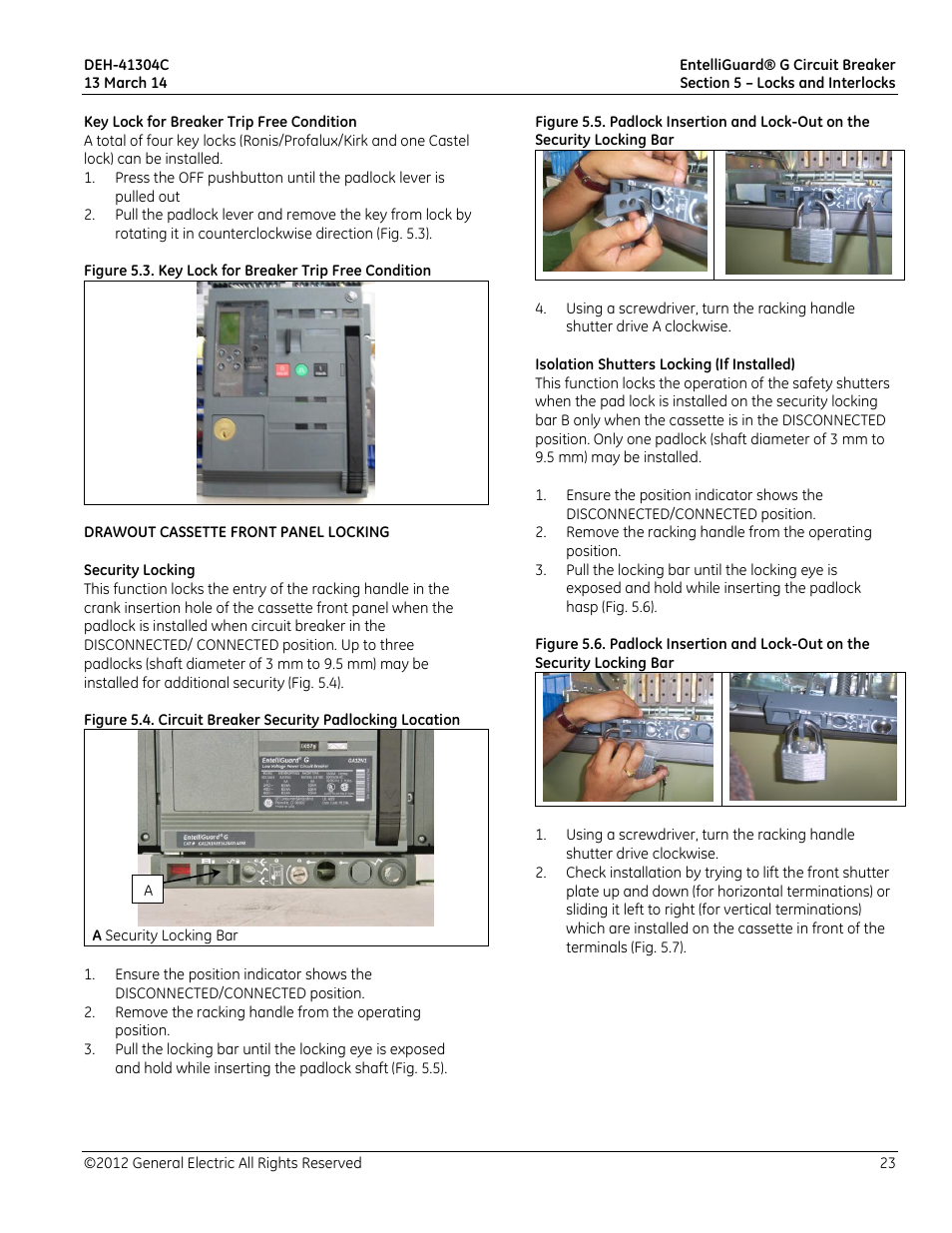 GE Industrial Solutions EntelliGuard G User Manual | Page 23 / 43