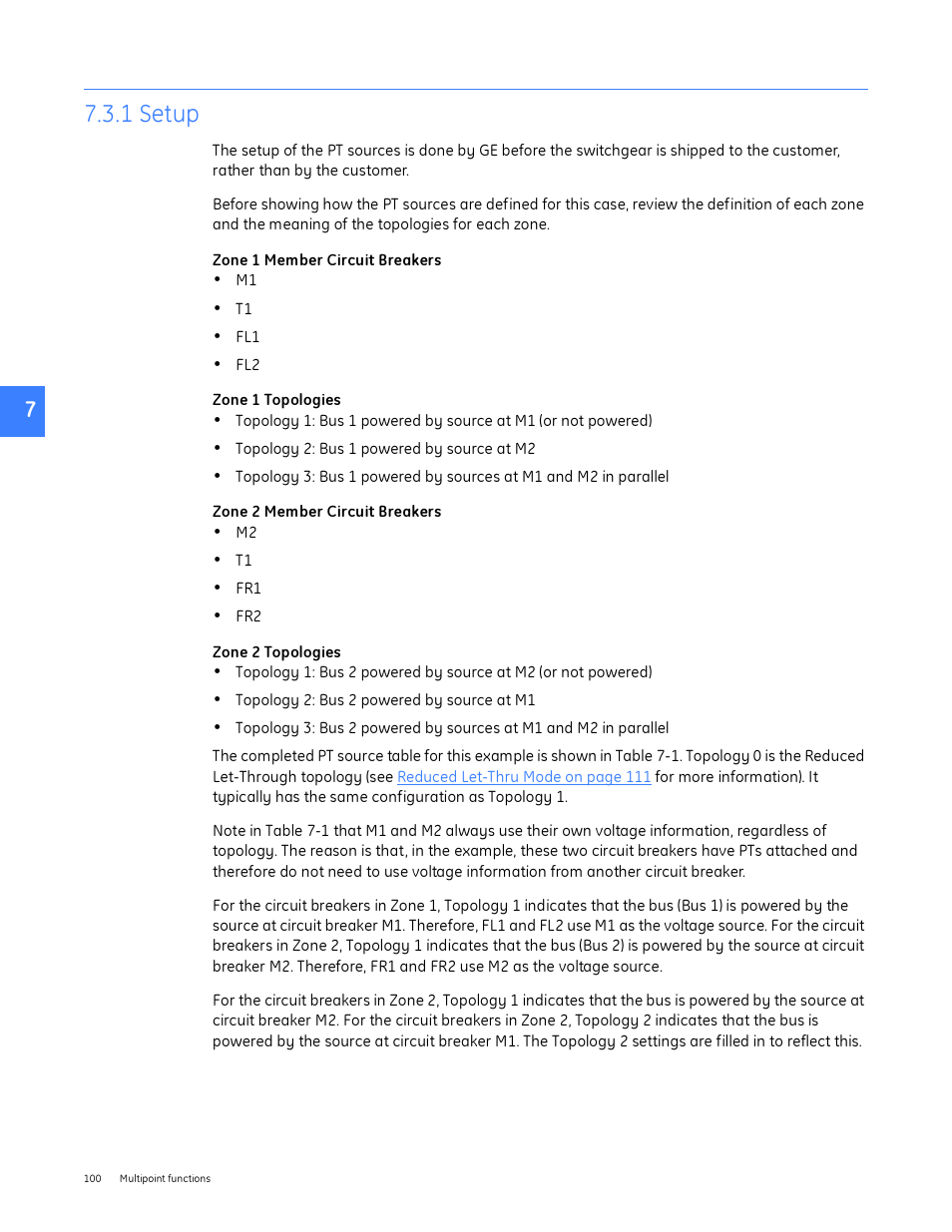 1 setup | GE Industrial Solutions Entellisys System User Manual User Manual | Page 100 / 238
