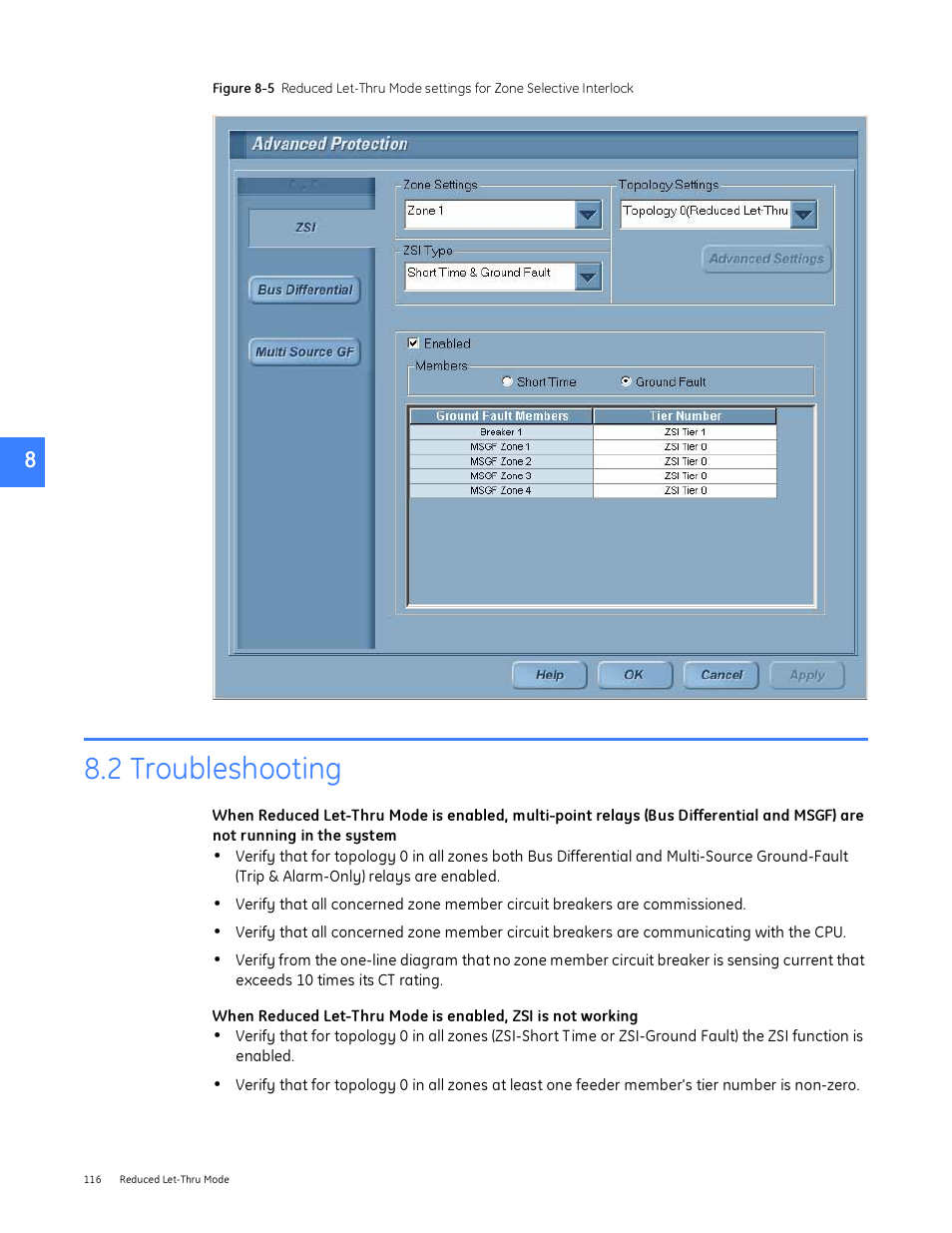 2 troubleshooting | GE Industrial Solutions Entellisys System User Manual User Manual | Page 116 / 238