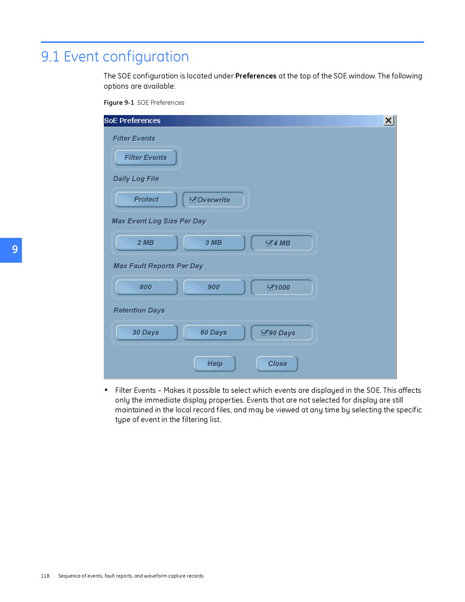 1 event configuration | GE Industrial Solutions Entellisys System User Manual User Manual | Page 118 / 238