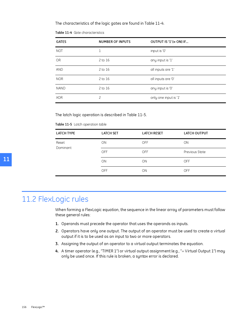 2 flexlogic rules | GE Industrial Solutions Entellisys System User Manual User Manual | Page 156 / 238