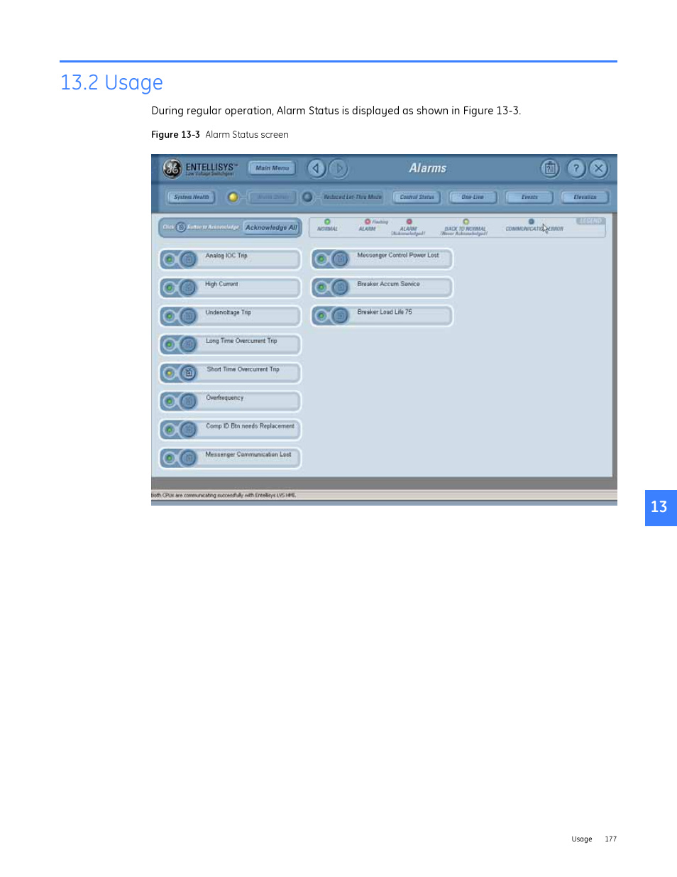 2 usage | GE Industrial Solutions Entellisys System User Manual User Manual | Page 177 / 238