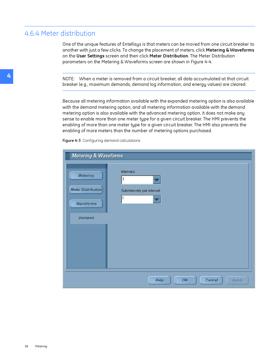 4 meter distribution | GE Industrial Solutions Entellisys System User Manual User Manual | Page 38 / 238