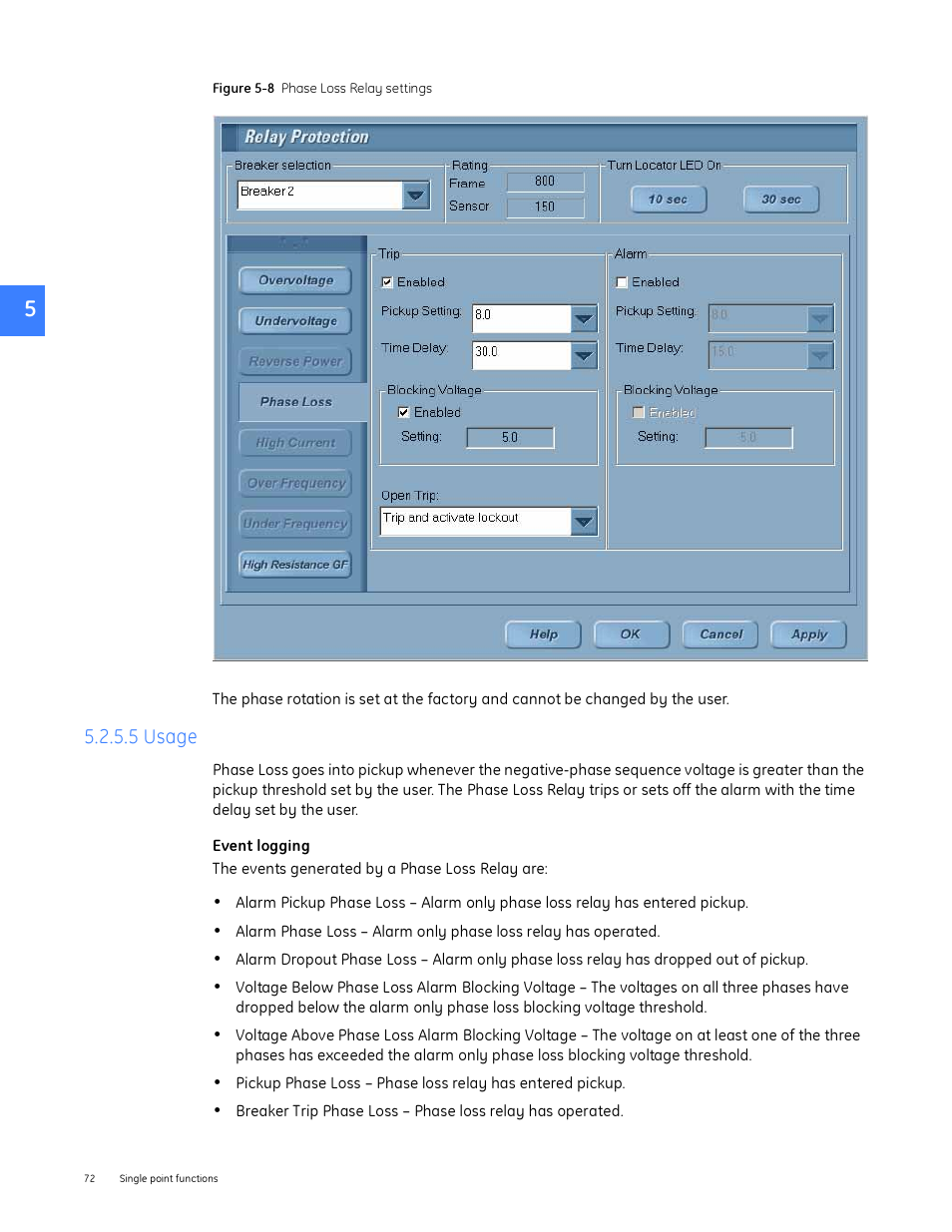 5 usage | GE Industrial Solutions Entellisys System User Manual User Manual | Page 72 / 238