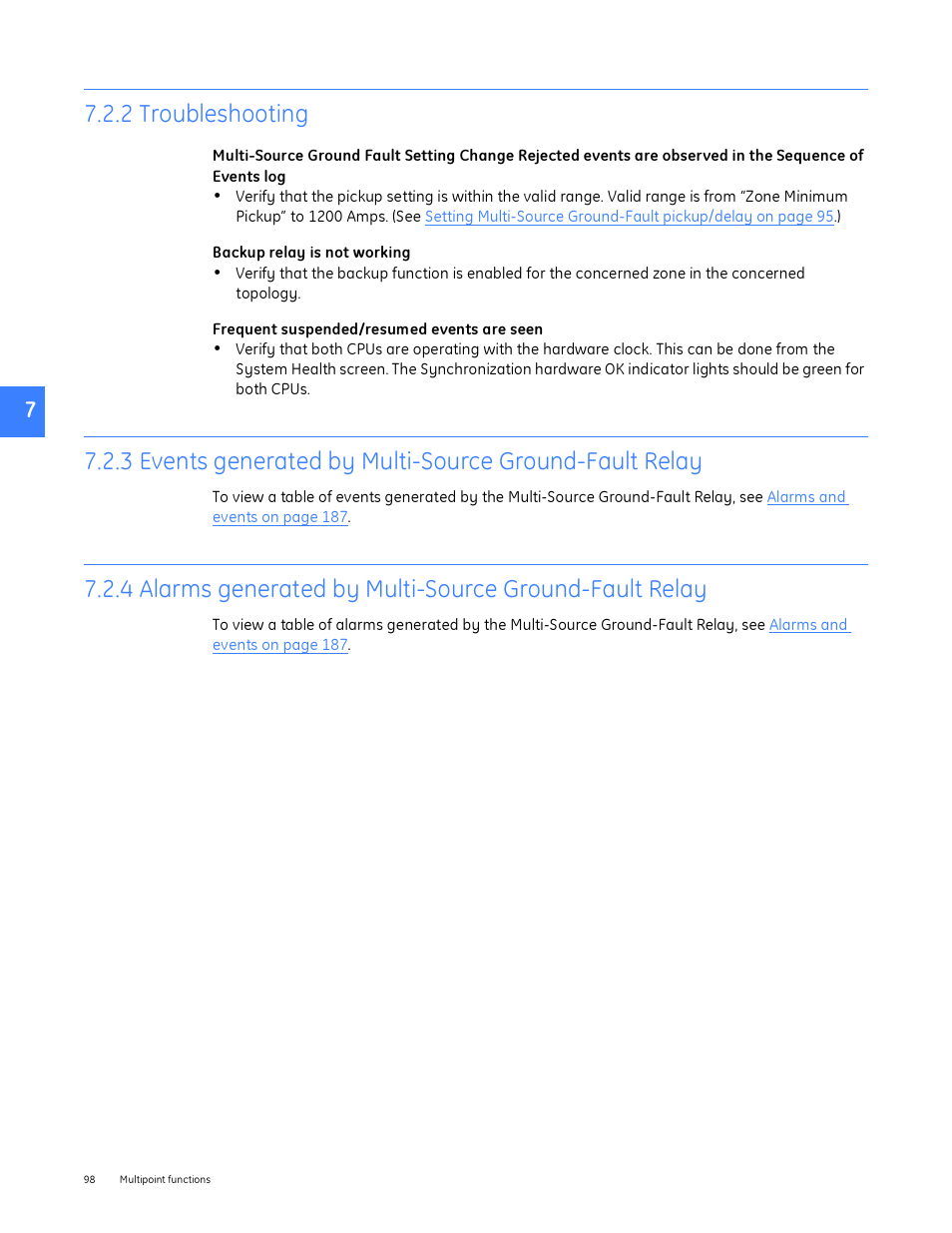 2 troubleshooting | GE Industrial Solutions Entellisys System User Manual User Manual | Page 98 / 238