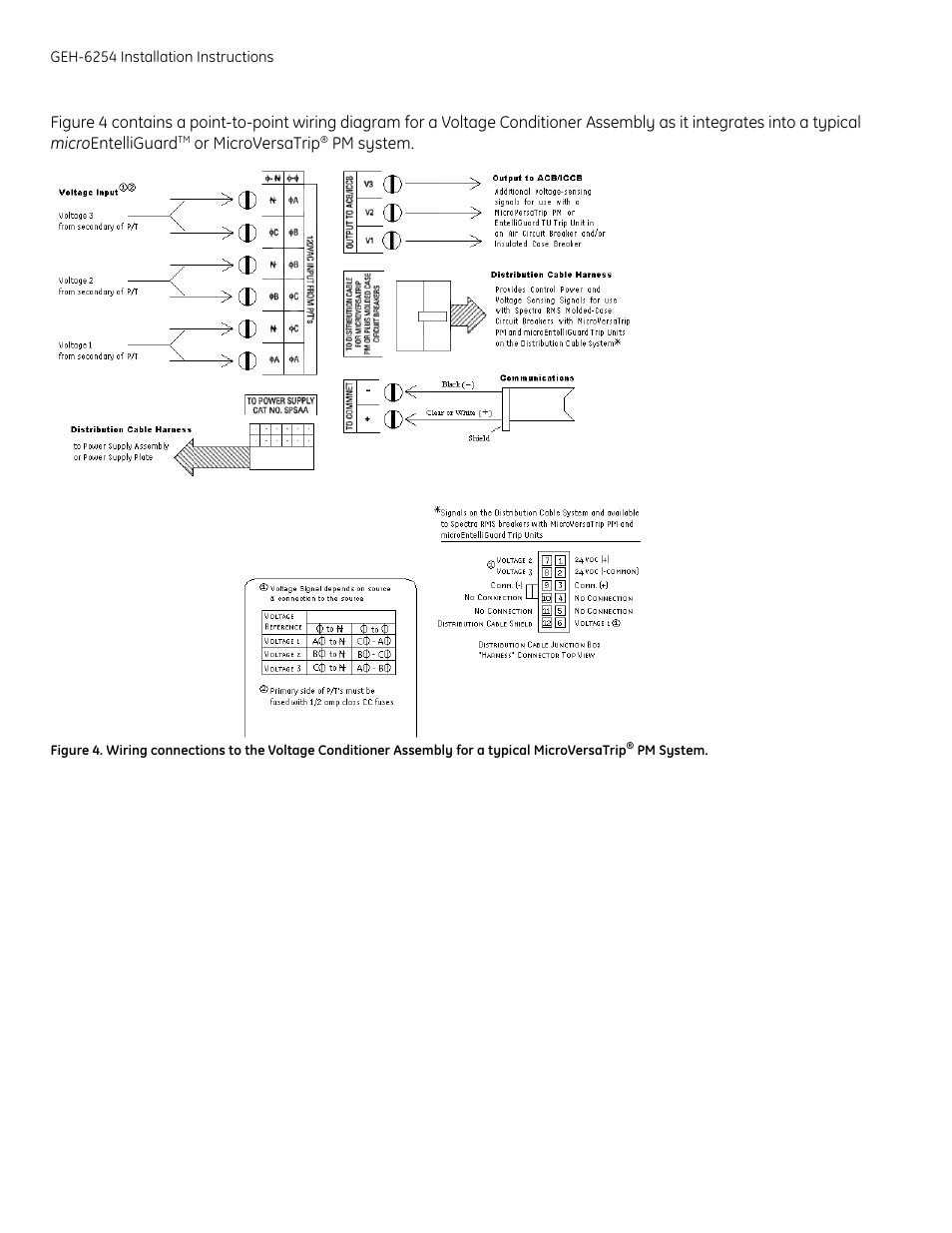 Or microversatrip, Pm system | GE Industrial Solutions Voltage Conditioner SVCAA User Manual | Page 6 / 8