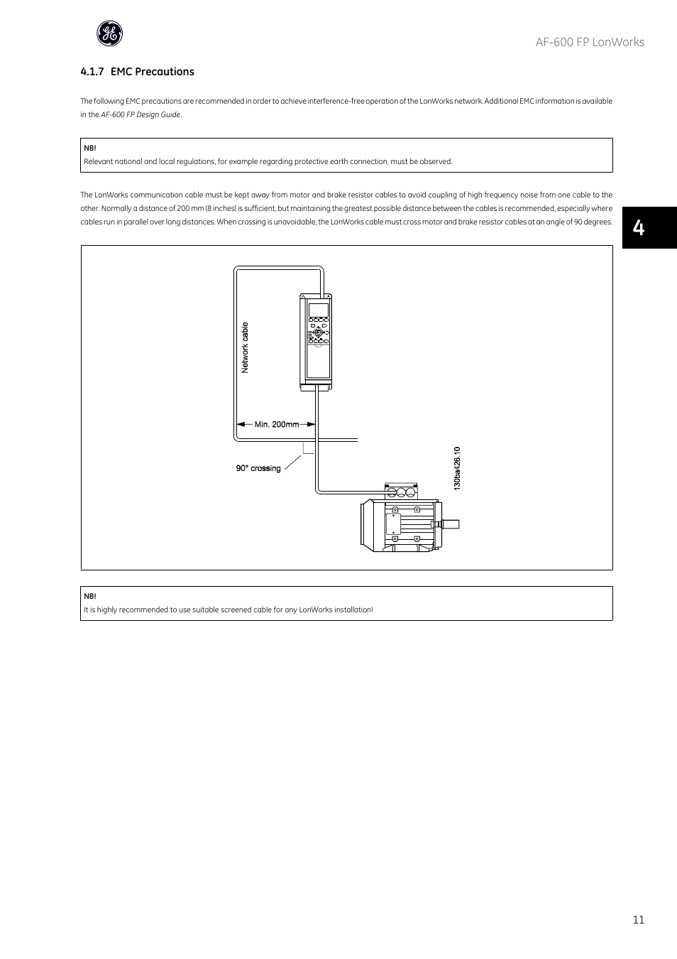 GE Industrial Solutions AF-600 FP Lonworks User Manual | Page 12 / 63