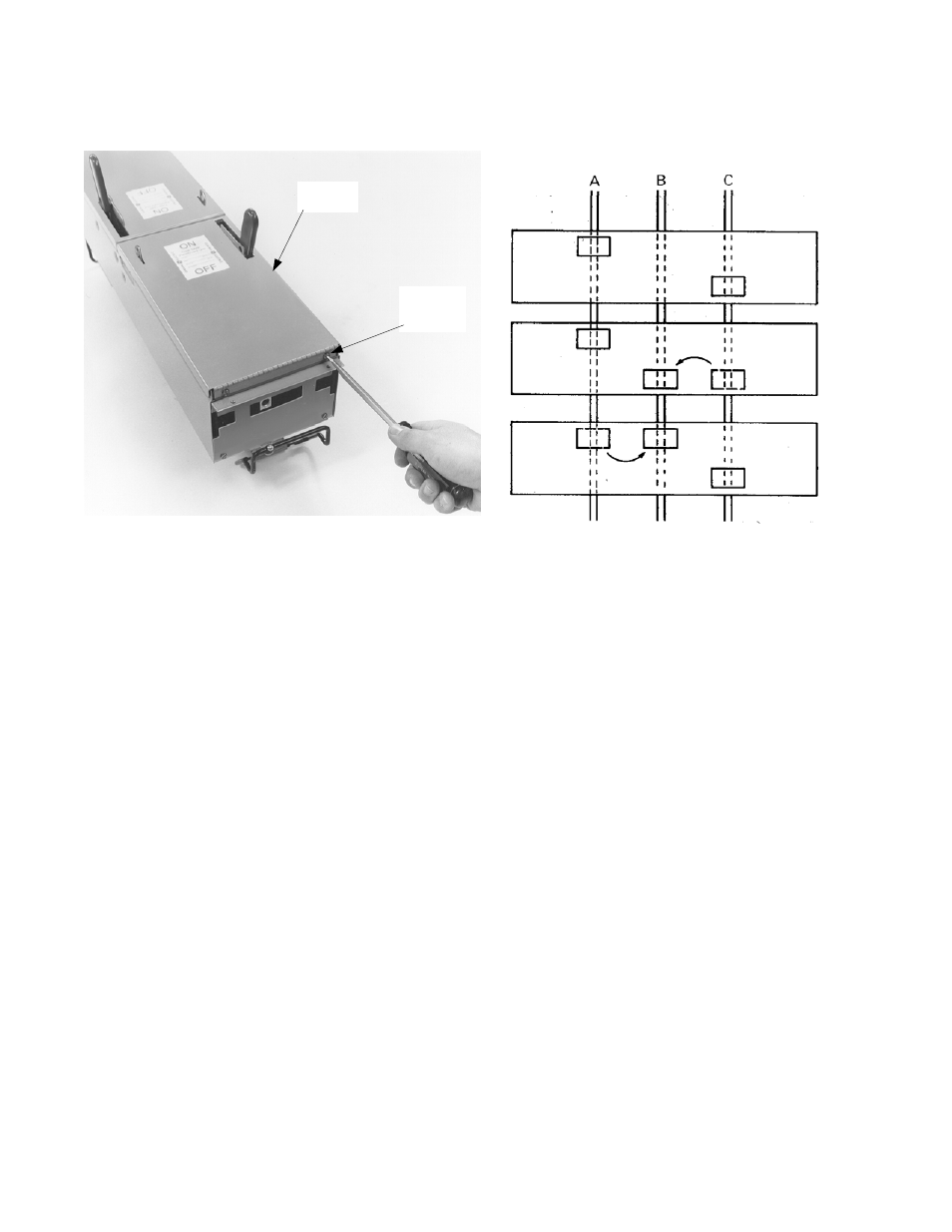 Geh-5581p3-p4, For two-pole devices on three-phase systems only | GE Industrial Solutions Spectra Series Power Panelboards 60 A_600 V, 100 A_240 V, 100 A_600 User Manual | Page 3 / 4