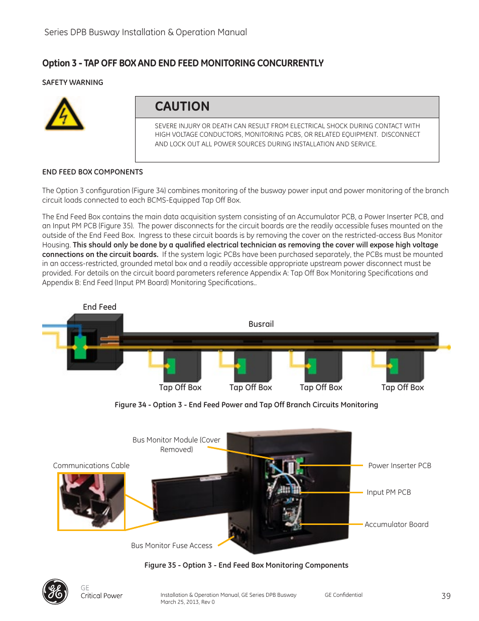 Caution | GE Industrial Solutions GE Zenith Series DPB User Manual | Page 47 / 102