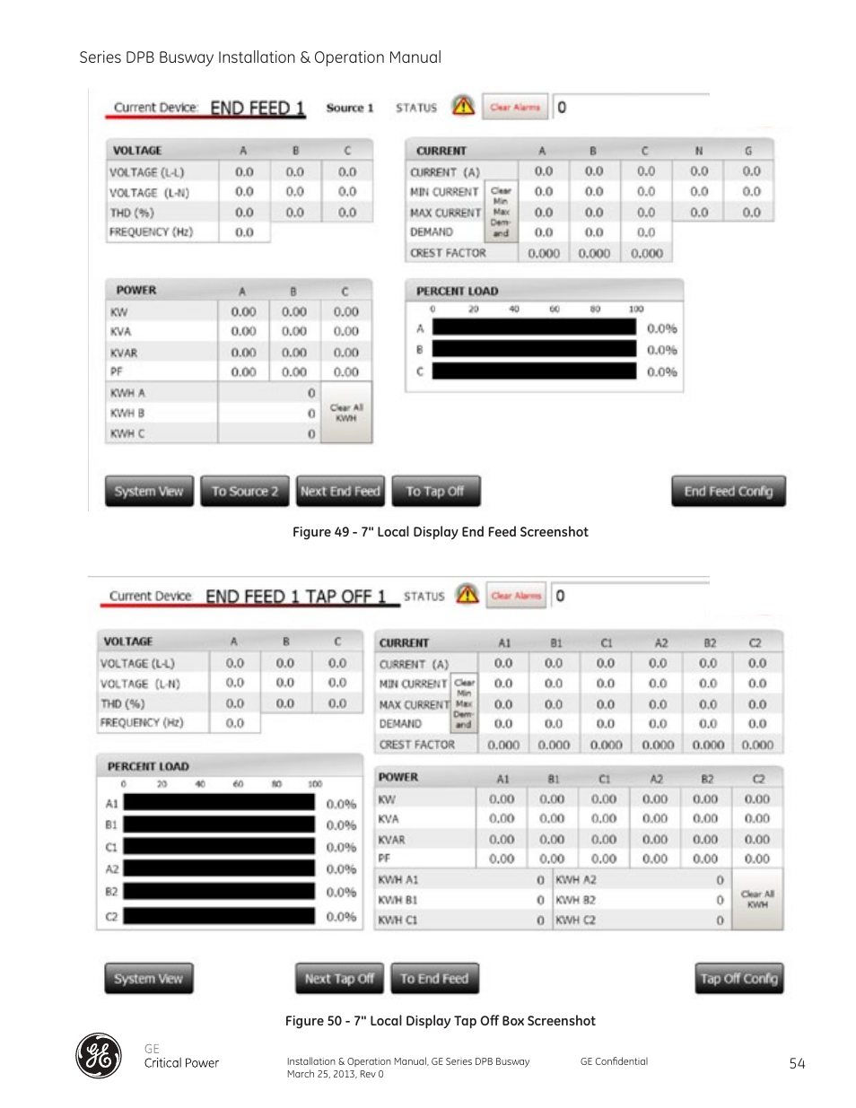 Series dpb busway installation & operation manual | GE Industrial Solutions GE Zenith Series DPB User Manual | Page 62 / 102