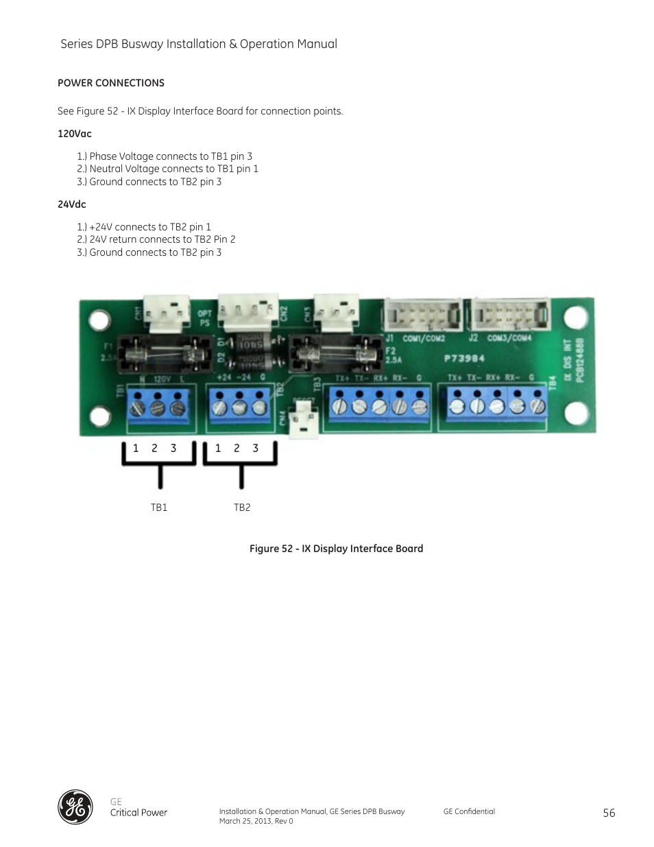 GE Industrial Solutions GE Zenith Series DPB User Manual | Page 64 / 102