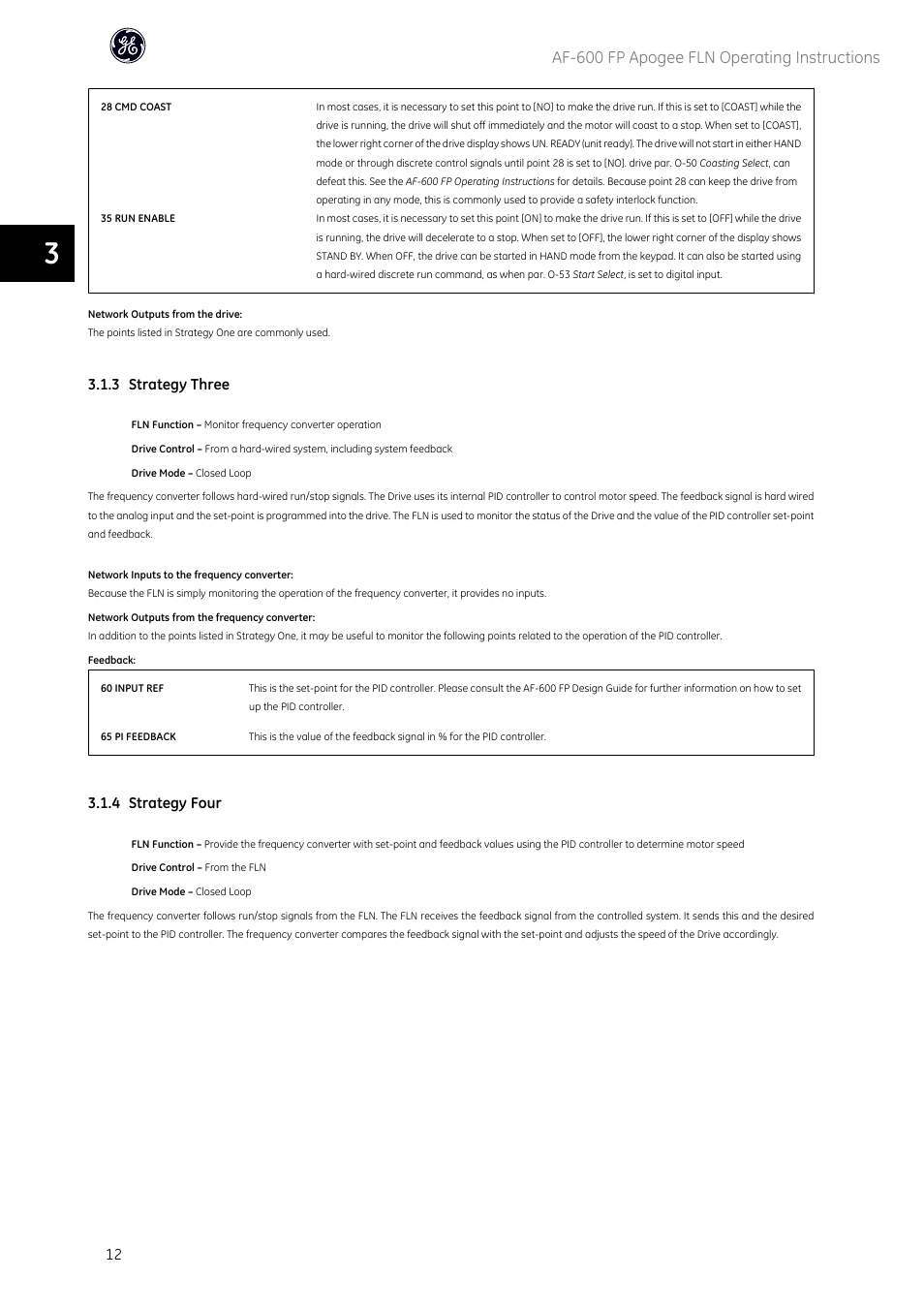 Af-600 fp apogee fln operating instructions | GE Industrial Solutions AF-600 FP Apogee_FLN User Manual | Page 13 / 32