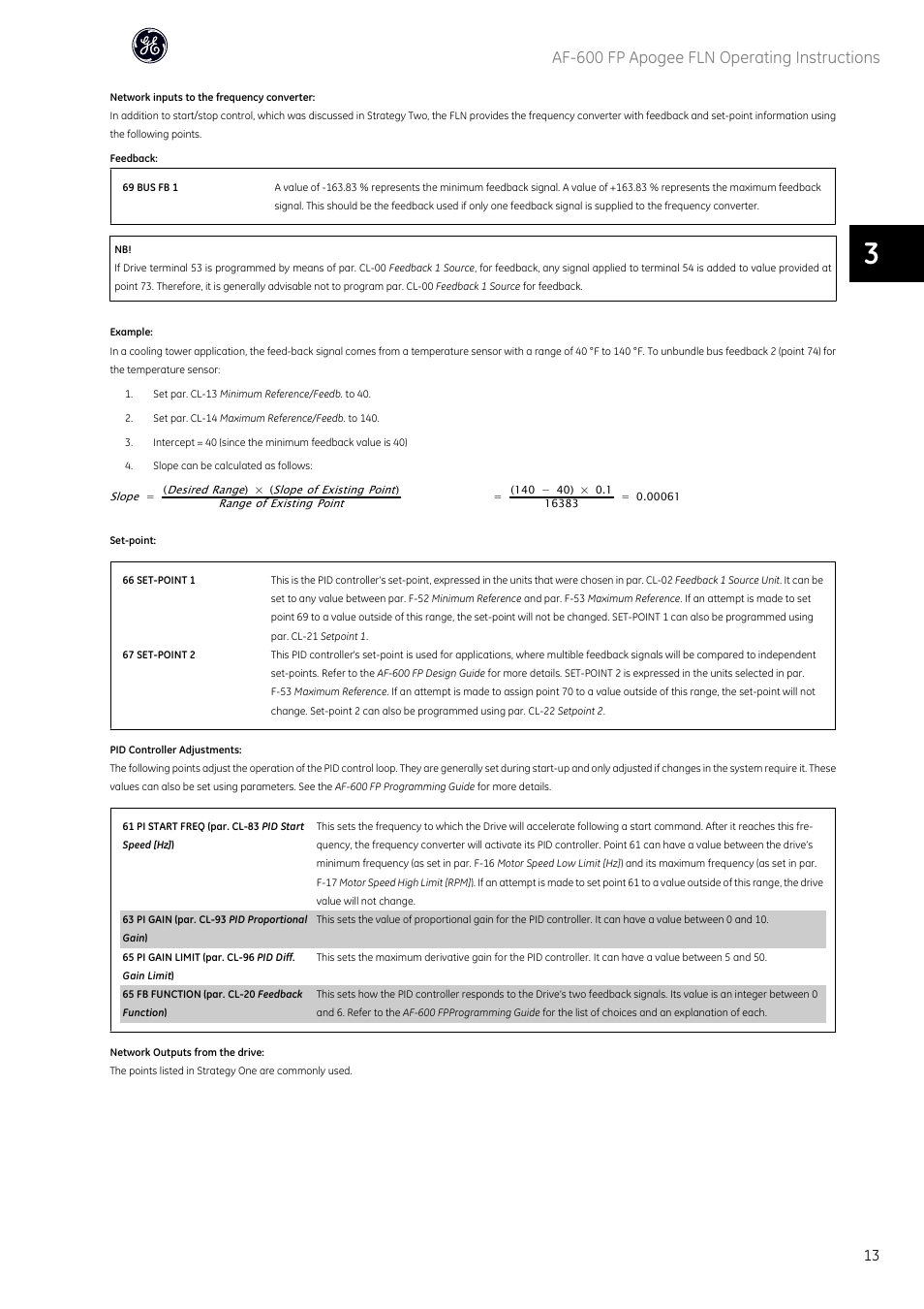 Af-600 fp apogee fln operating instructions | GE Industrial Solutions AF-600 FP Apogee_FLN User Manual | Page 14 / 32