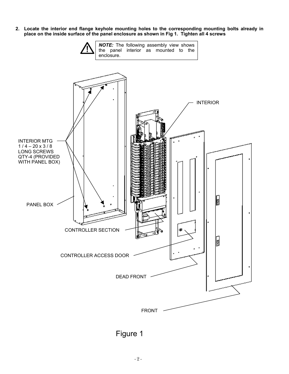 Figure 1 | GE Industrial Solutions A Series Lighting Control Panelboards Installation User Manual | Page 2 / 8