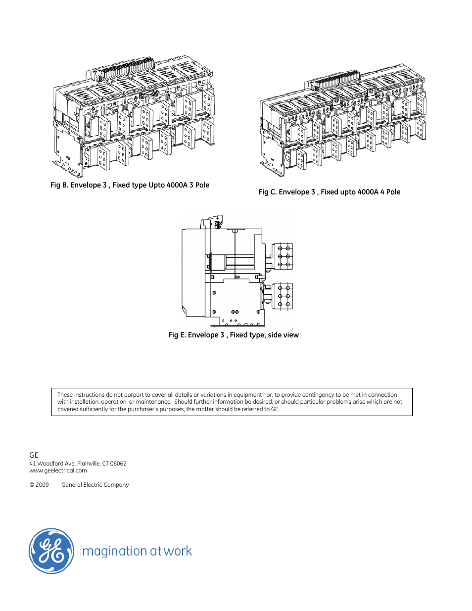 GE Industrial Solutions EntelliGuard G Back Connected Terminations for Fixed Breaker User Manual | Page 2 / 2