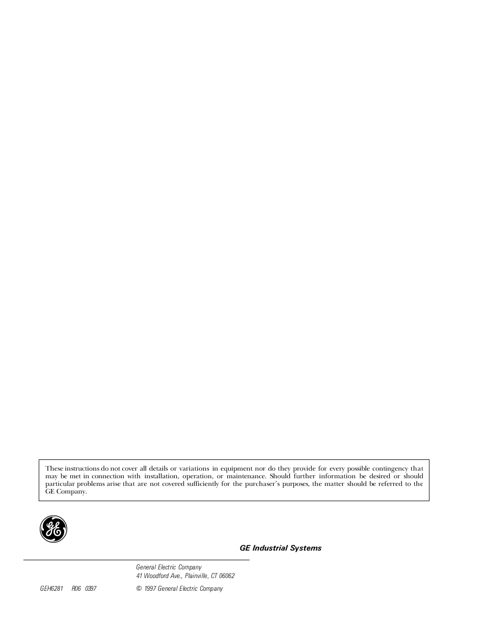 GE Industrial Solutions Power Break II Motor Operator User Manual | Page 12 / 12