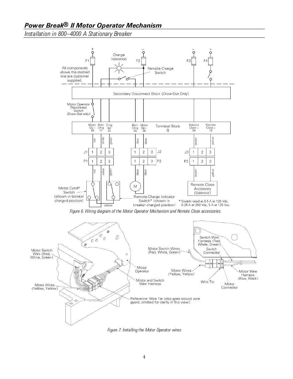 GE Industrial Solutions Power Break II Motor Operator User Manual | Page 4 / 12