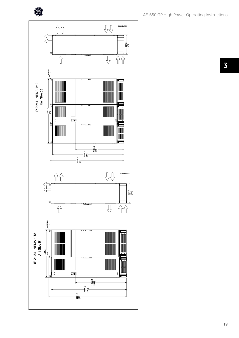 GE Industrial Solutions AF-650 GP General Purpose Drive (460_575_690V 125HP and above) User Manual | Page 20 / 129