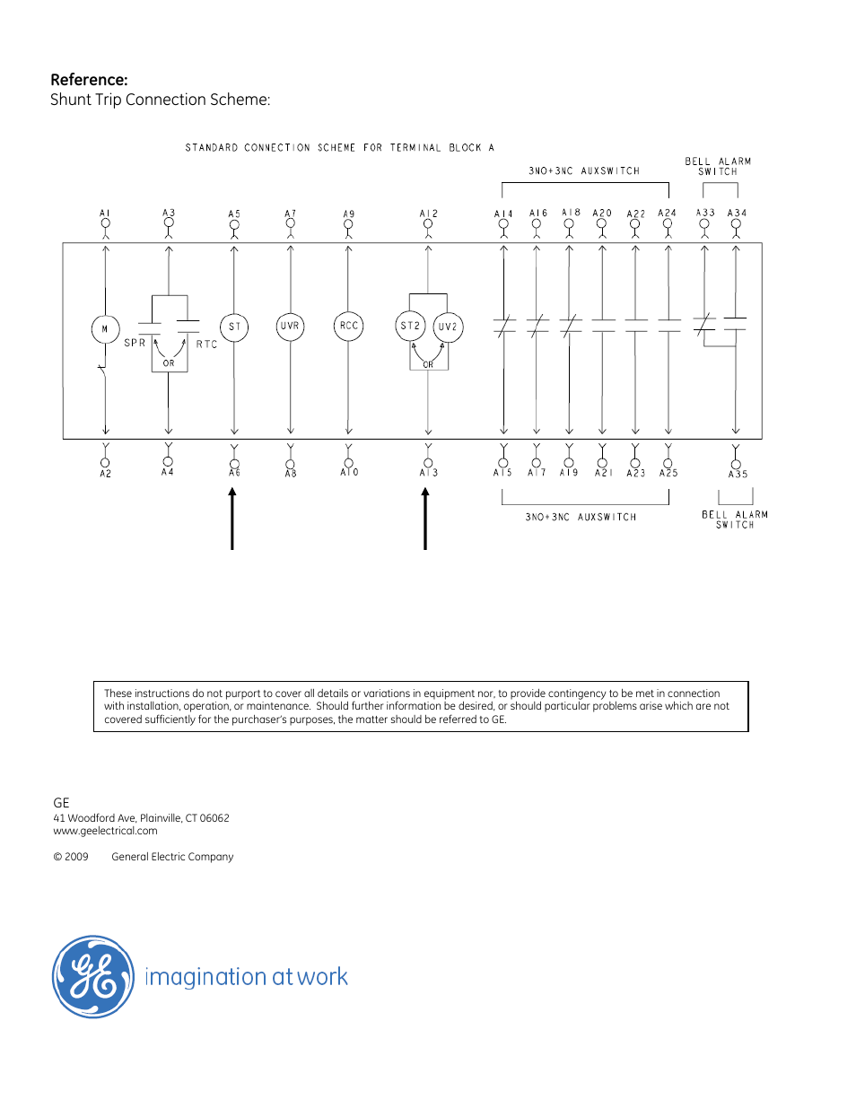 GE Industrial Solutions EntelliGuard G Shunt Trip (Extended Range) User Manual | Page 4 / 4