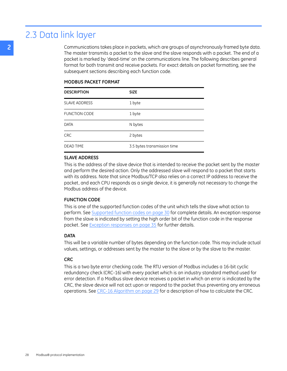 3 data link layer, 4 data link layer | GE Industrial Solutions Entellisys 4.0 Integrator's Guide User Manual | Page 28 / 126