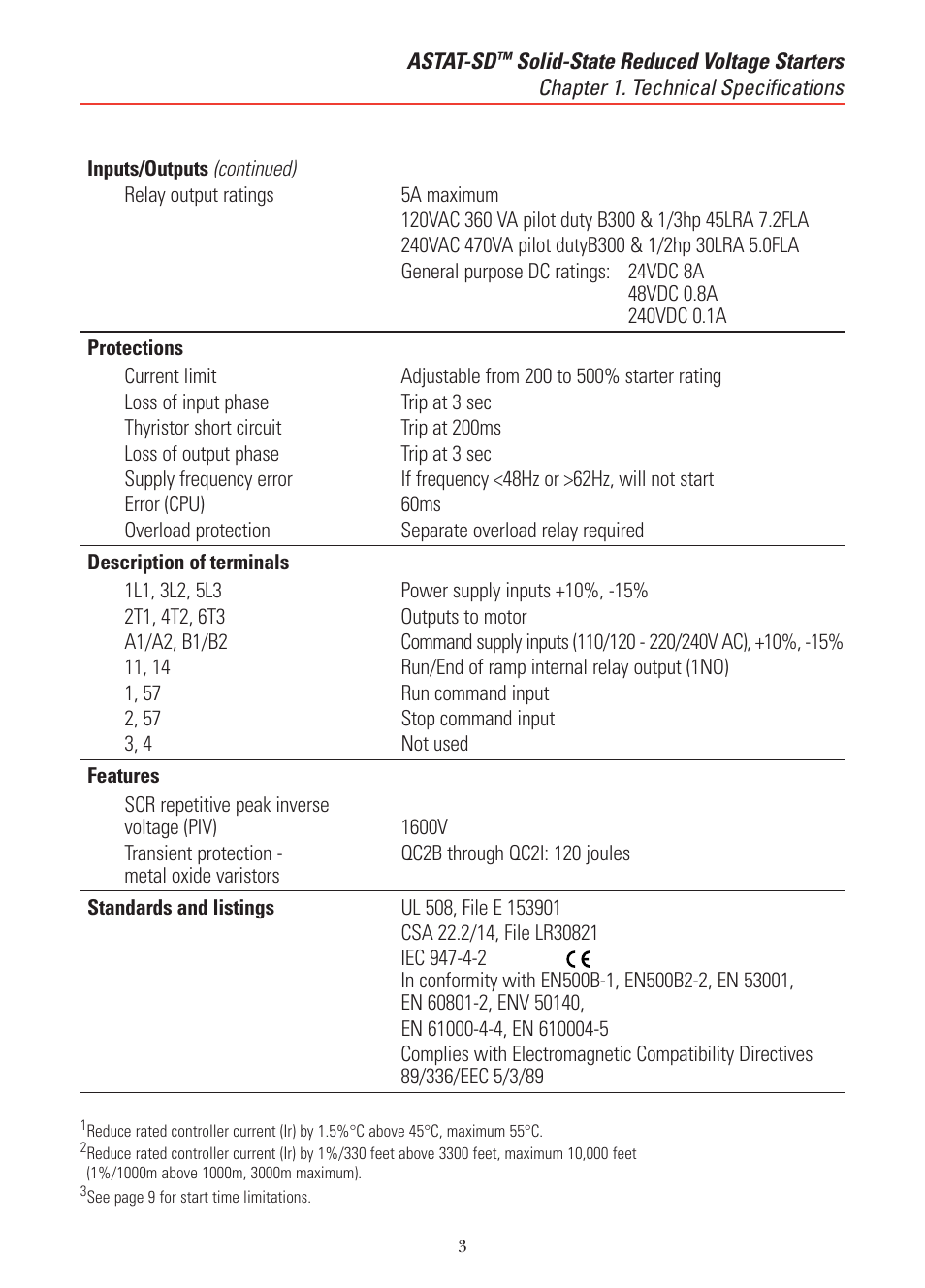 GE Industrial Solutions ASTAT-SD Solid-State Reduced Voltage Starter User Manual | Page 7 / 20