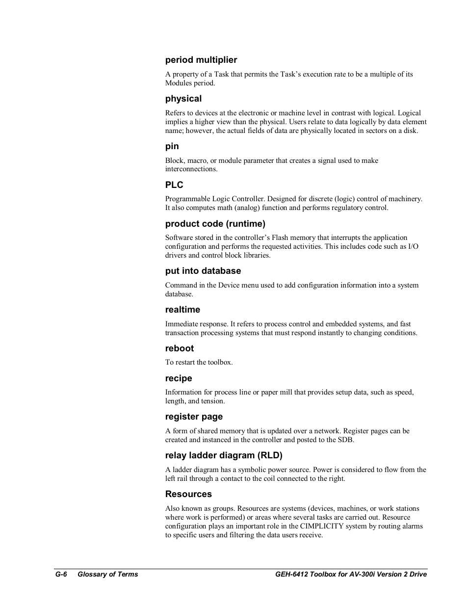 GE Industrial Solutions Control System Toolbox For an AV-300i Version 2 Drive User Manual | Page 74 / 80