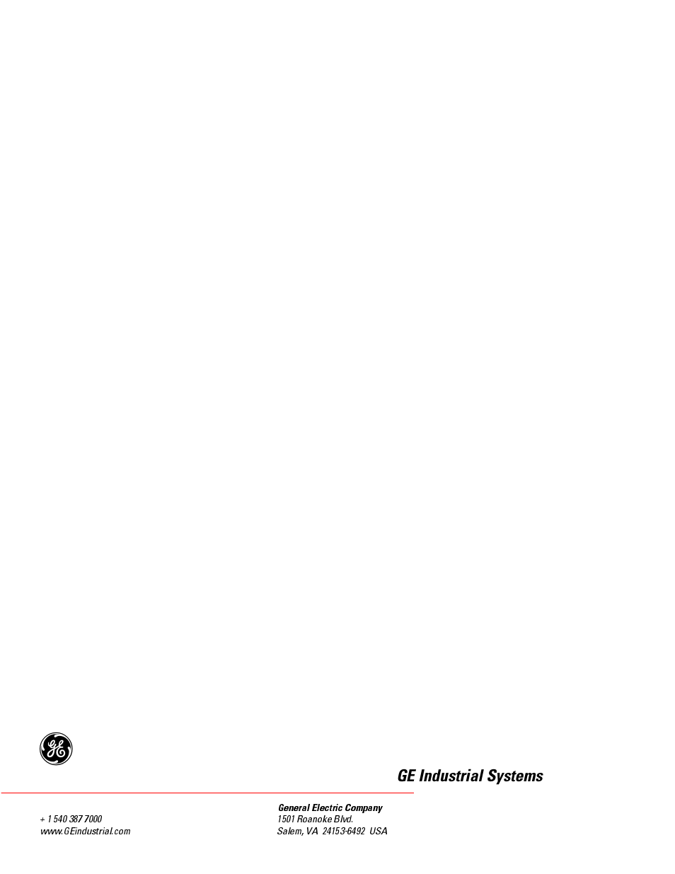 Qgxvwuldo 6\vwhpv | GE Industrial Solutions Control System Toolbox For an AV-300i Version 2 Drive User Manual | Page 80 / 80