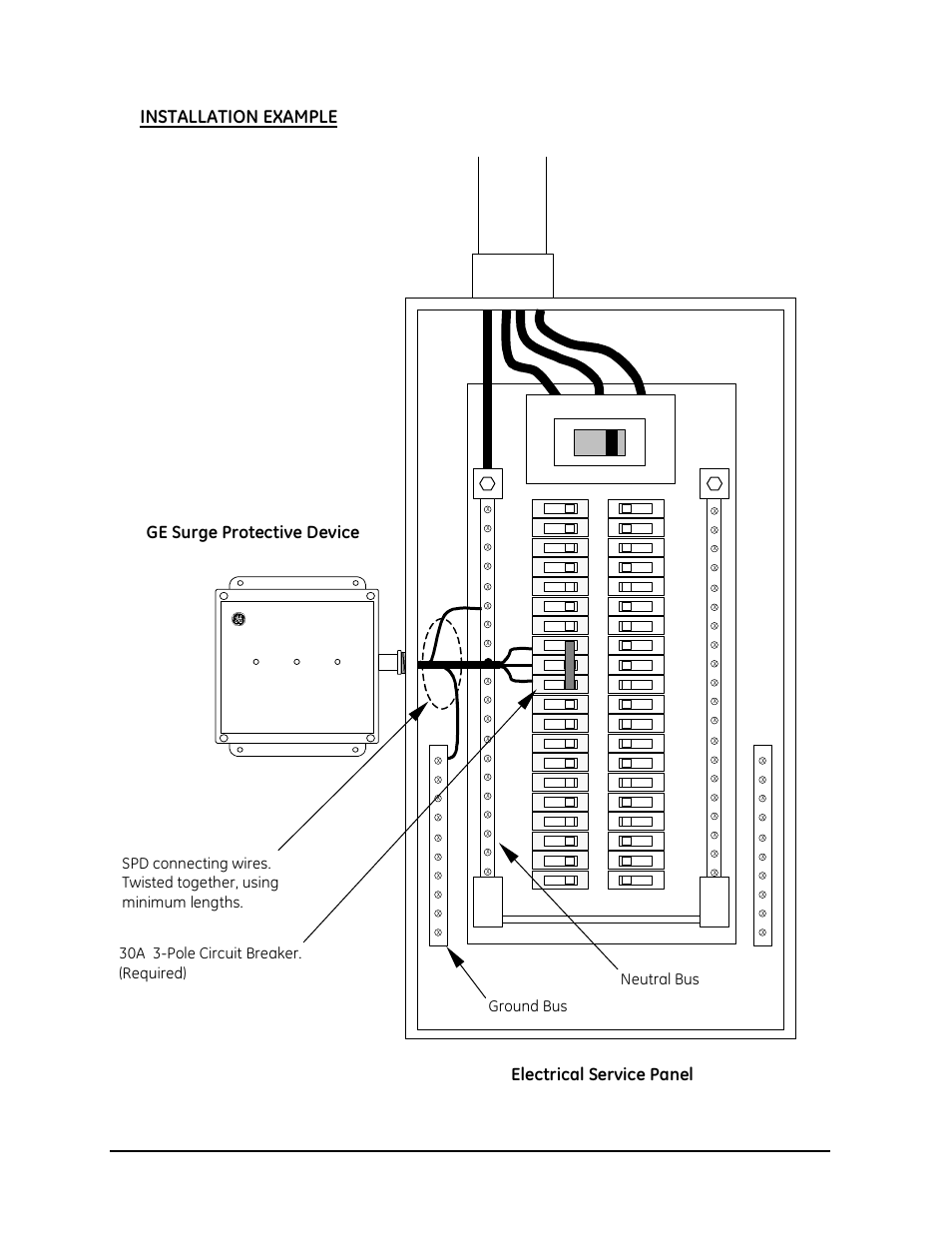 Installation example | GE Industrial Solutions GE TR5000 Series User Manual | Page 15 / 18