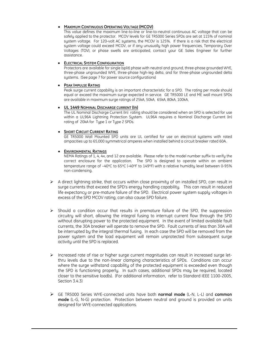 GE Industrial Solutions GE TR5000 Series User Manual | Page 5 / 18