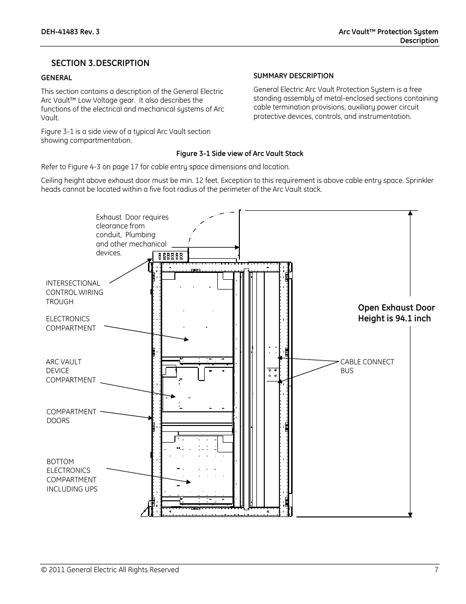 GE Industrial Solutions Arc Vault Protection System User Manual | Page 15 / 51