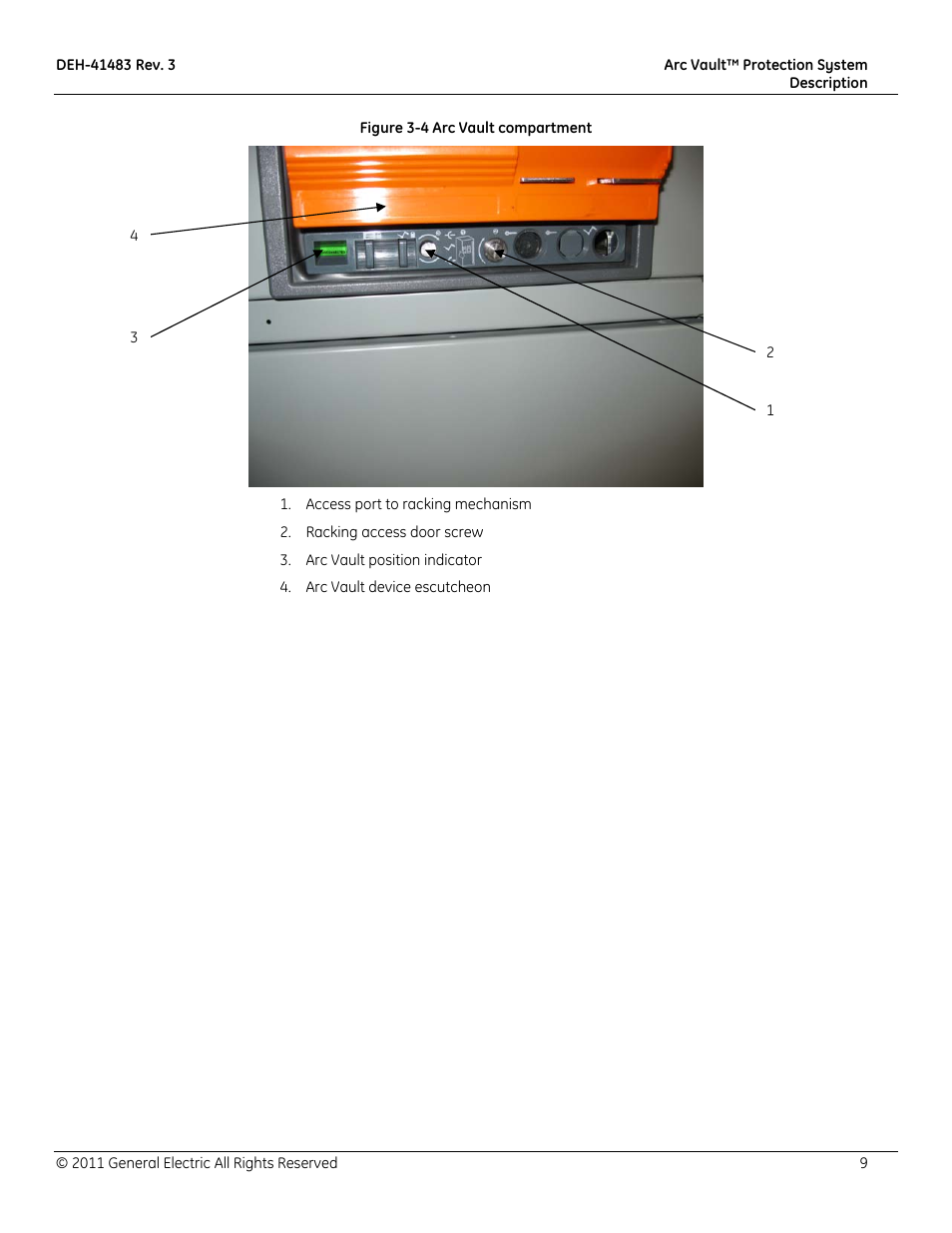 GE Industrial Solutions Arc Vault Protection System User Manual | Page 17 / 51