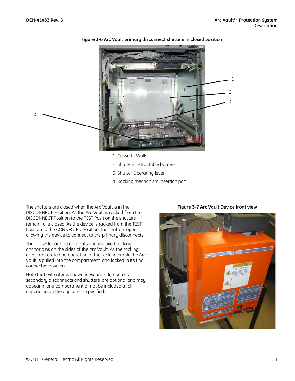 GE Industrial Solutions Arc Vault Protection System User Manual | Page 19 / 51