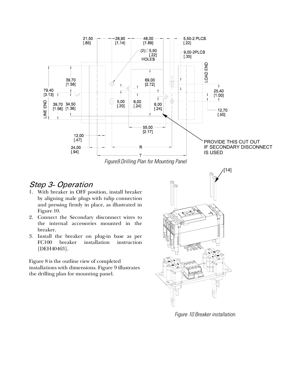 Step 3- operation | GE Industrial Solutions Record Plus Plug-In Bases: FC100 User Manual | Page 5 / 6