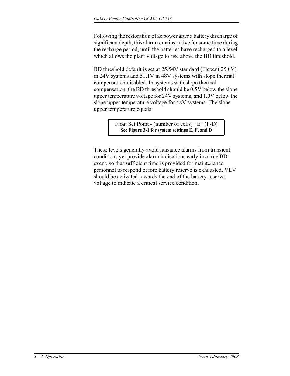 GE Industrial Solutions Galaxy Vector Controller GCM3 User Manual | Page 36 / 102