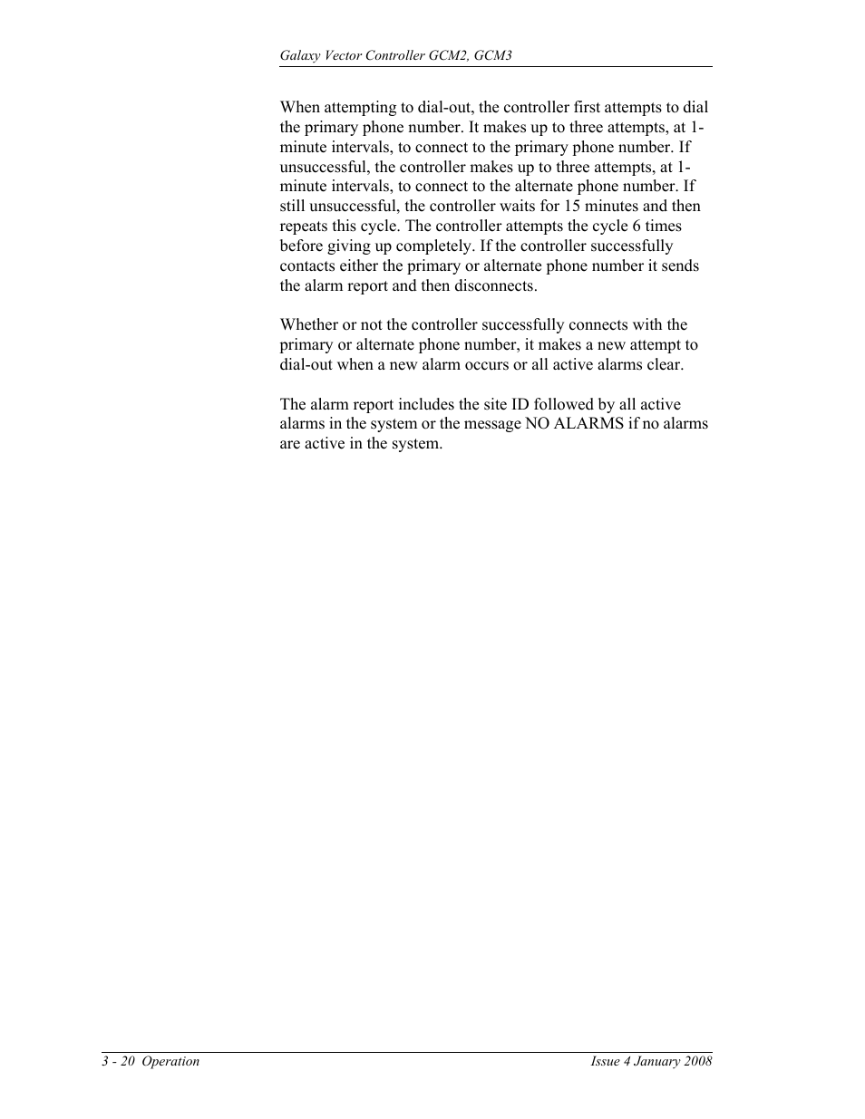 GE Industrial Solutions Galaxy Vector Controller GCM3 User Manual | Page 54 / 102
