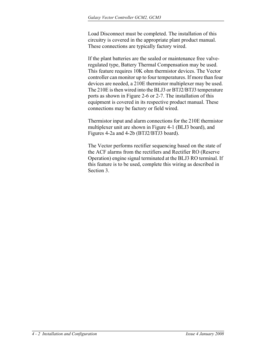 GE Industrial Solutions Galaxy Vector Controller GCM3 User Manual | Page 56 / 102